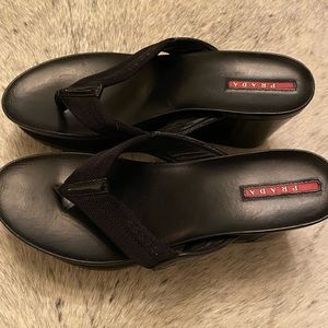 Prada wedges